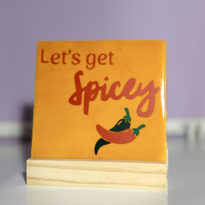 Tegeltje Let's get spicey